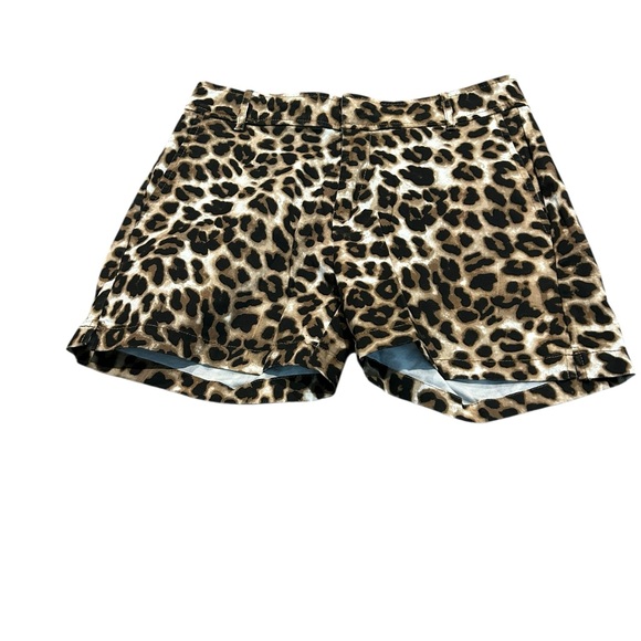 NY&C twill leopard shorts - Picture 2 of 5